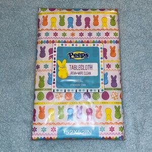 Easter PEEPS Tablecloth 52” X  52”  (NEW)